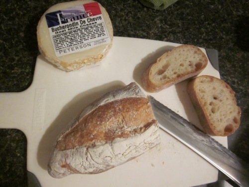 French cheese and bread