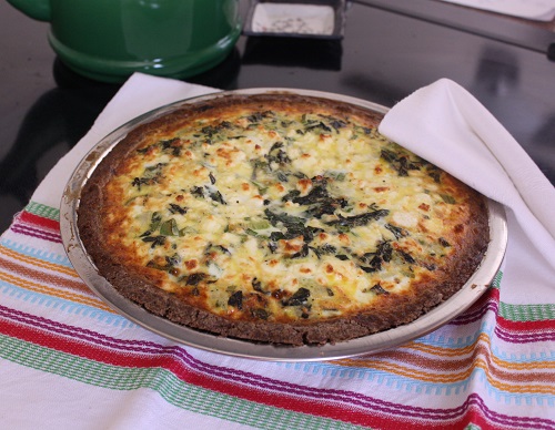 finished quiche